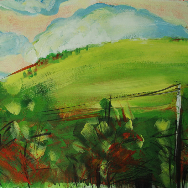 зеленый холм - пленэр 2019